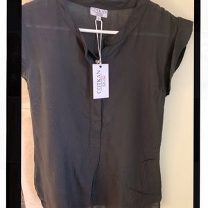 Black Pure Cotton Blouse